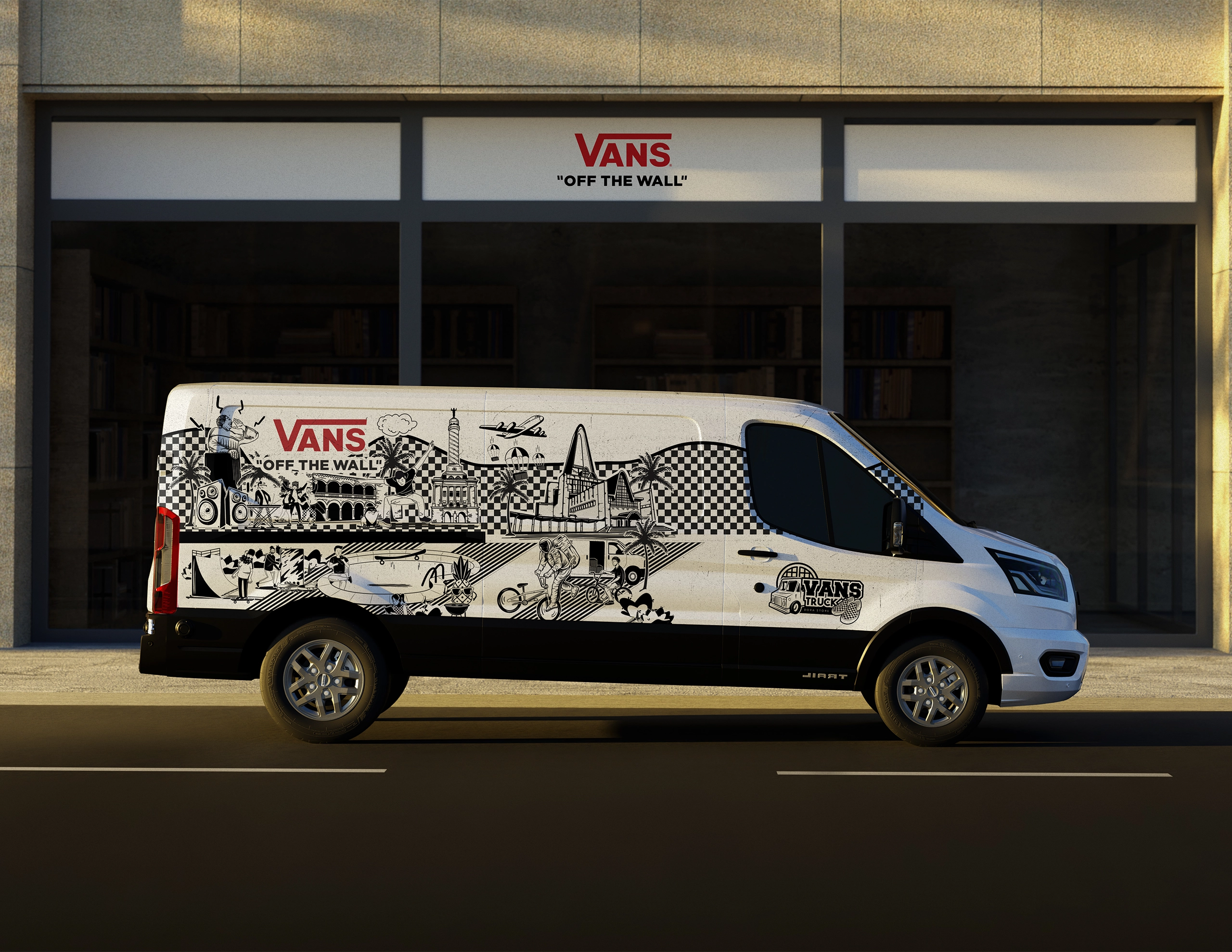 Vehicle branding designed to move culture, not just product.